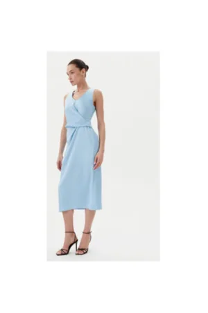 Rochie dama  CFC0122928003 - Poliester - Albastru deschis