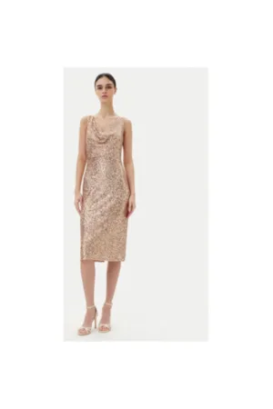 Rochie dama  CFC0123778003 - Poliester - Auriu