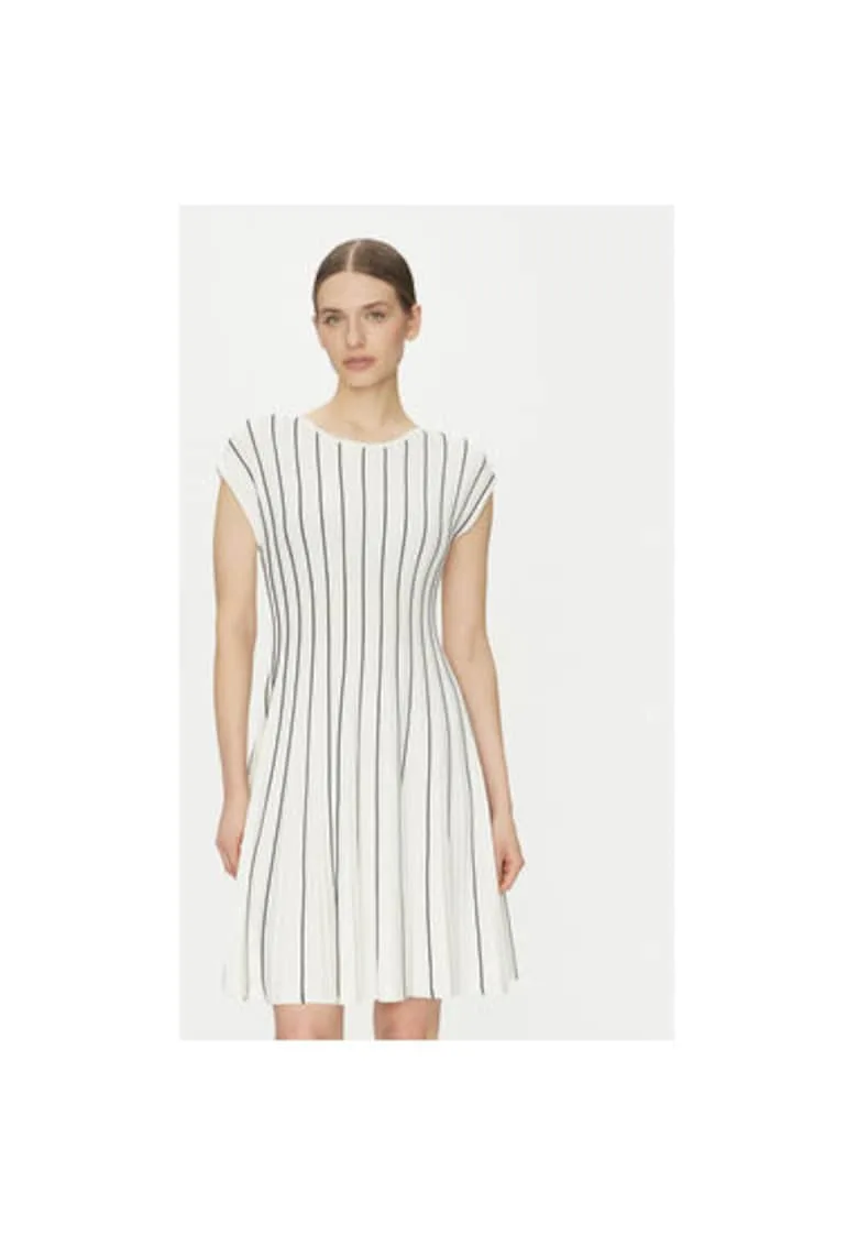 Rochie dama DD4J8E21 - Rayon/Nylon - Bej