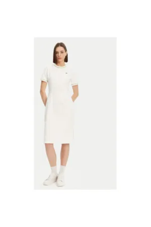 Rochie dama  EF9988 - Bumbac - Alb