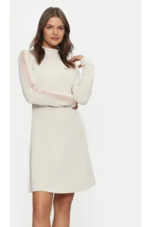 Rochie dama - Emporio Armani  303961275 - Poliester/Modal/Elastan - Bej