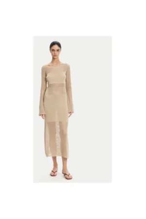 Rochie dama  FS25SD5004K514O7 - Viscoza/lurex - Bej