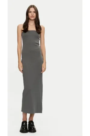 Rochie dama - Gri - Bumbac