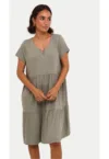 Rochie dama -  Gri - Viscoza