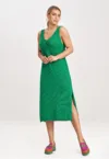 Rochie dama  M997 - acril - bumbac - verde -