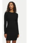 Rochie dama -  Negru - Bumbac
