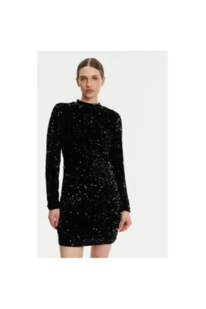 Rochie dama  P4ID6XQY - Poliester - Negru