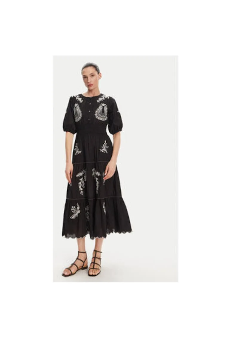 Rochie dama PL953743 - Bumbac - Negru