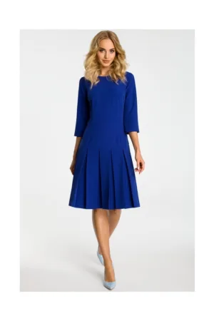 Rochie dama - Poliester/Viscoza - Albastru.5
