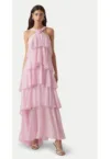 Rochie dama -  Roz - Poliester