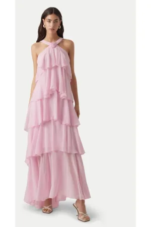 Rochie dama - Roz - Poliester