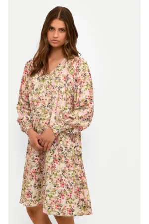 Rochie dama - Roz - Viscoza