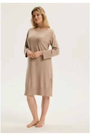 Rochie dama bej Chilo  Bej