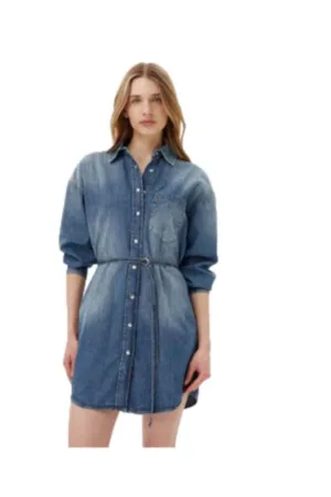 Rochie dama  bumbac - albastru