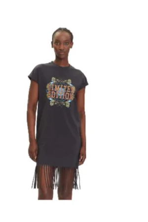 Rochie dama  bumbac/elastan - gri