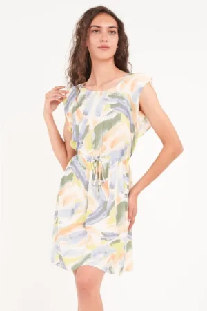 - Rochie dama cu imprimeu (Marime: M/38 - Culoare: FRESH GREEN)