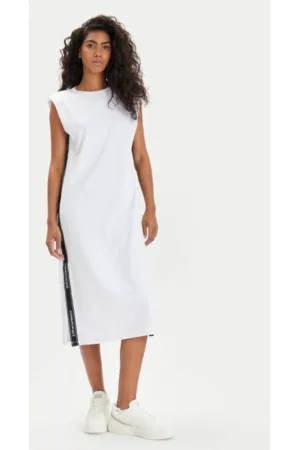 Rochie dama - ea7 emporio armani - Alb - Bumbac