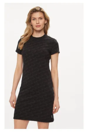 Rochie dama - ea7 emporio armani - Negru - Bumbac
