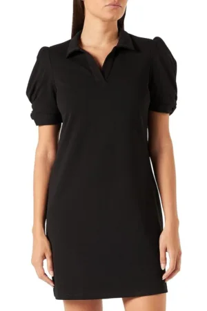 Rochie dama mini - neagra - poliester - fara model -