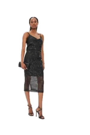 Rochie dama  sintetic - negru -