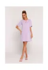 Rochie dama - trapezoidala cu buzunare - Poliester - Rosu
