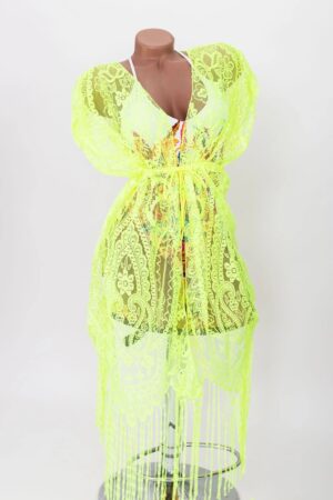 Rochie de Plaja 203-1 Verde neon | Meina