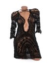 Rochie de Plaja RP001-2 Negru | Meina