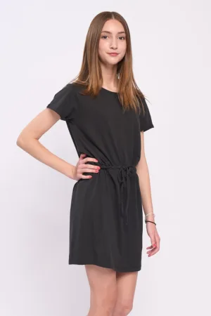 Rochie de bumbac cu cordon