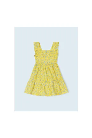 Rochie fete - 302080564 - Bumbac - Galben -