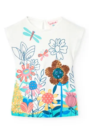 Rochie de bumbac cu paiete
