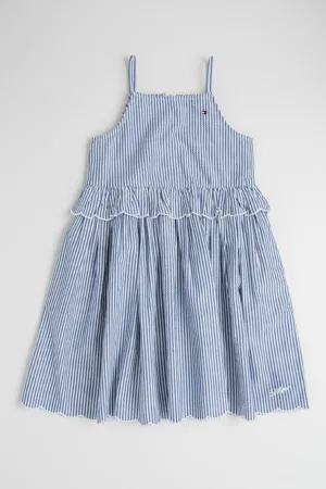 Rochie de bumbac organic cu dungi
