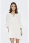 Rochie de bumbac organic cu maneci cazute