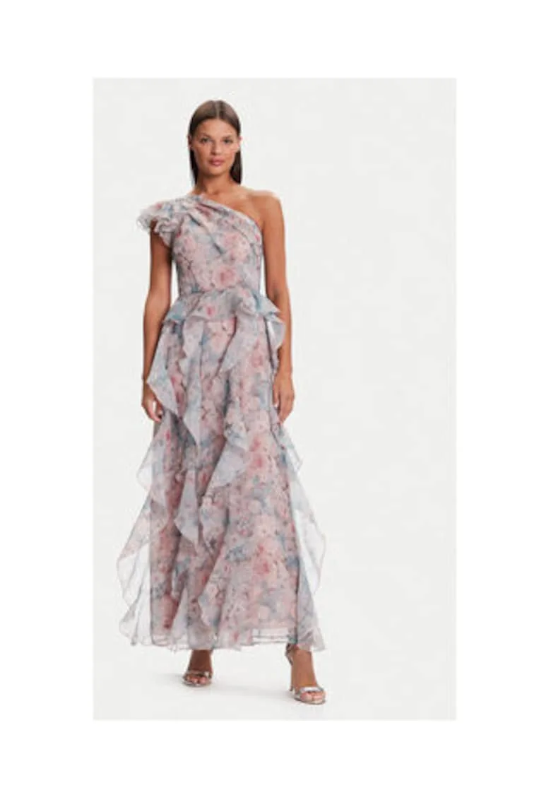 Rochie de cocktail Dama - multicolor - 100% poliester reciclat