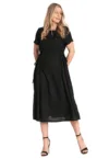 Rochie de cocktail -  M1184 - neagra - eleganta - poliester -