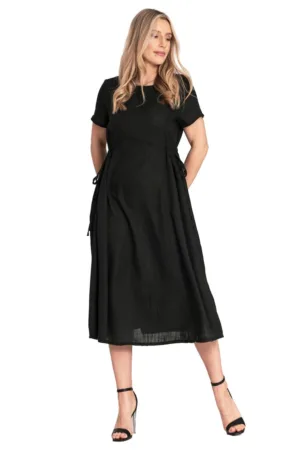 Rochie de cocktail - M1184 - neagra - eleganta - poliester -