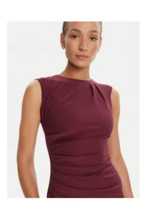 Rochie de cocktail -  mov - 95% poliester - 5% elastan