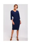 Rochie de dama  Poliester - Elastan - Albastru