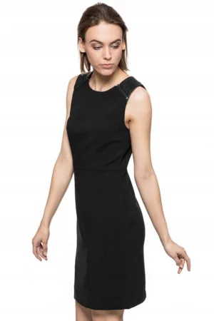 Rochie de dama -  etui - slim fit - neagra - 42