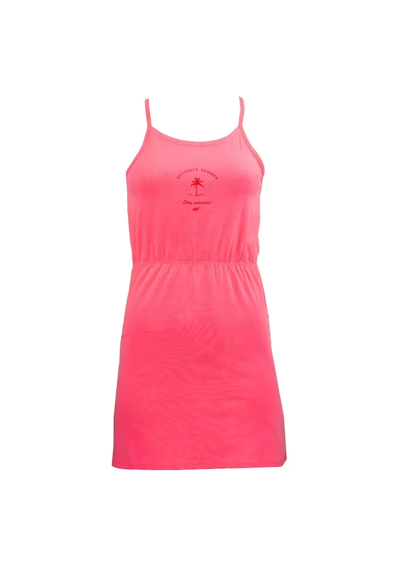 Rochie de fete Bumbac/Elastan - Roz