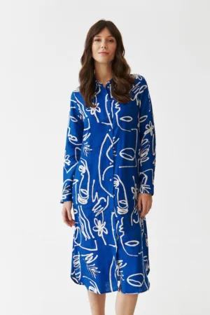 Rochie de in cu nasturi