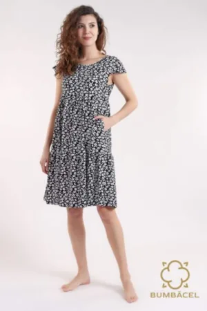 Rochie de lungime medie - cu maneca scurta