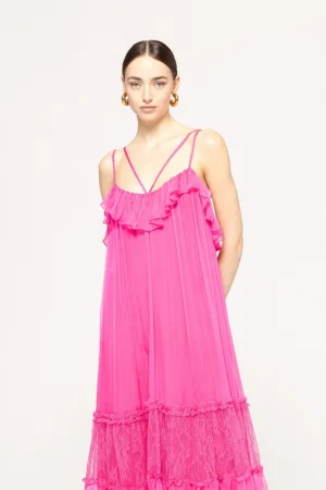 Rochie de matase cu decupaj pe partea din spate