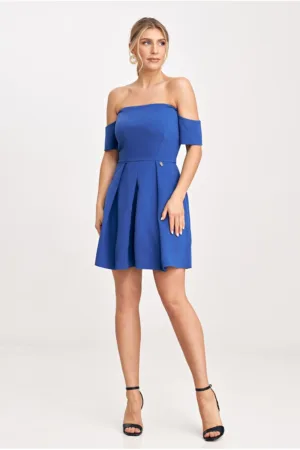 Rochie de mireasa albastru - poliester