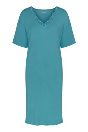 Rochie de noapte -  1597 - lyocell/elastan - albastru