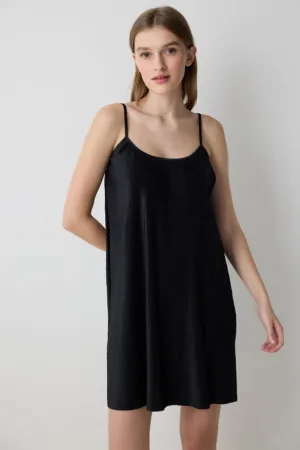 Rochie de noapte cu model uni Fleur