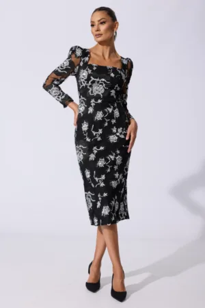 Rochie de ocazie Cesara Argintie