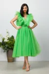 Rochie de ocazie Honey Verde Deschis