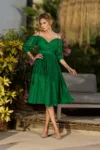 Rochie de ocazie Rosalinda Verde Deschis