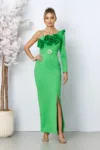 Rochie de ocazie Soledad Verde Deschis