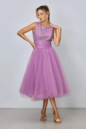 Rochie de ocazie Sonrisa Mov